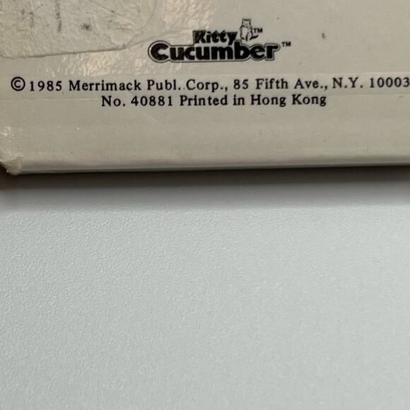 1980s Kitty Cucumber notebook and illustrated book, NWT - Picture 5 of 12